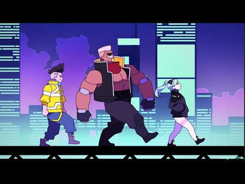 Cyberpunk Phonk Walk - Animation