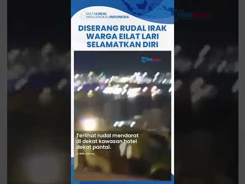 Sirene Menggema, Warga Eilat Lari Berhamburan Selamatkan Diri saat Diserang Rudal Irak