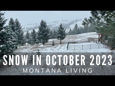 Montana: Snow In October. How Long Are Montana Winters And What To Expect! What are the Roads Like?