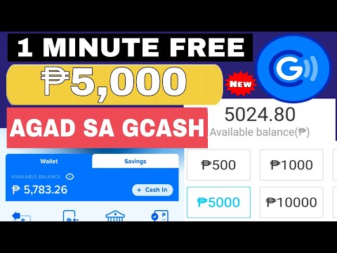 PROMISE NO INVITES! 1 MINUTE ₱5,000 GCASH AGAD BAGONG UPDATE NI GCASH LEGIT EARNING APP GCASH