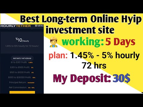 Best 1$ hourly hyip investment site! #Hourlytether. Day 4 review. 1.47% - 10% hrly 24hrs #hyipsdaily