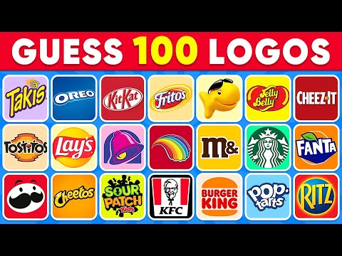 Guess The Snack Logo in 3 Seconds! | 100 Famous Logos 🍔🍟🍫 Logo Quiz 2024