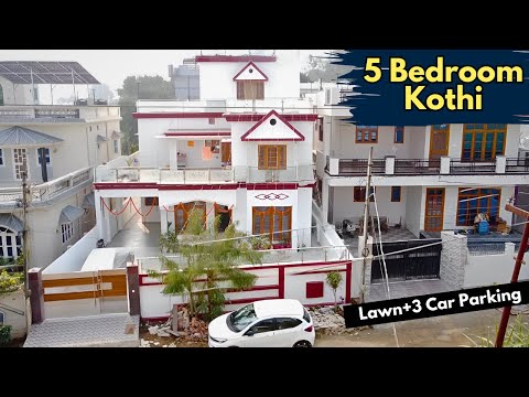 5 Bedroom Kothi with Lawn and 3 Car Parking - Independent House for Sale in Dehradun - Property 2050