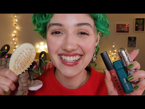 ASMR Christmas Pampering for Sleep 🎄🎁 (holiday roleplay, layered sounds, personal attention)