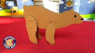 VTBCrafts Jointed Cardboard Bear