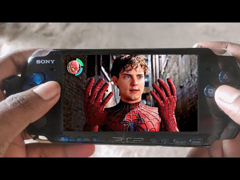 Spiderman 2 game 😍 on SONY PSP 3000 Live 🔴 HandCam 🔥