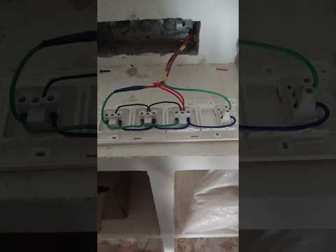 ▶️ How to Connect One 16 AMP Switch to 3 Sockets in 2024 Aug 7,2924 #shortsfeed #viralshorts #shorts