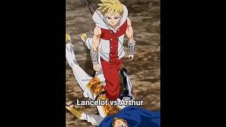 Lancelot vs Arthur #sevendeadlysins #anime #fourknightsoftheapocalypse #animeedit