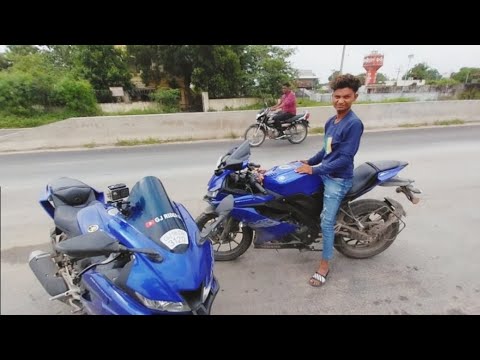 R15V3 vs R15v3 S kya Hoga kon jitega dreag race 😱😱|| socha nahi tha pahadon mai chala jaunga