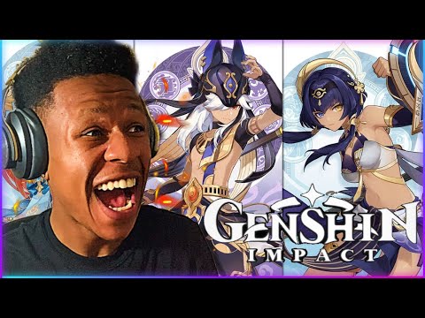 NEWEST GENSHIN IMPACT Fan Reacts To Candice And Cyno Character Demos!