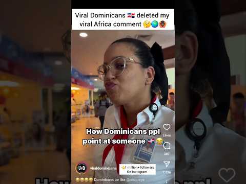 Wow 😮 Viral Dominicans 🇩🇴 deleted my viral Africa 🌍 comment on their post 🙆🏿