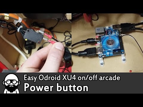 Easy Odroid-XU4 On/Off Arcade Power Button