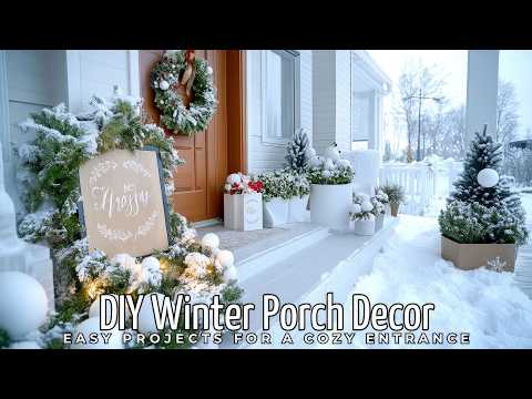 DIY Winter Porch Decor Easy Projects for a Cozy Entrance