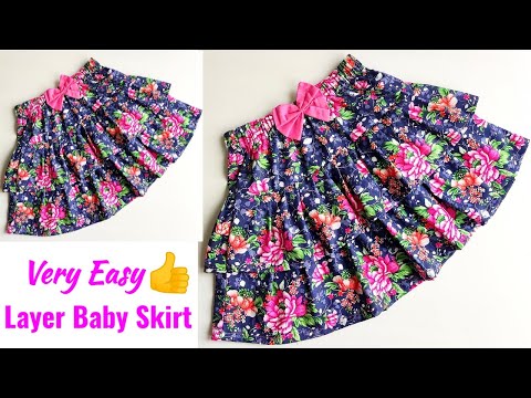 Baby Skirt Cutting and Stitching | Skirt cutting and stitching