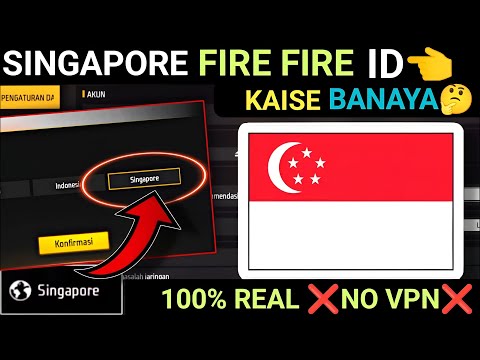 Free Fire Singapore Server Ki Id Kaise Banaye | How To Make Singapore Id In Free Fire |Server Change