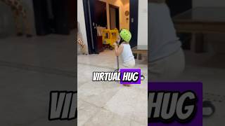 Virtual hugs and scooters  🤗 #aidenandmom #shortshorts #parentingvlog