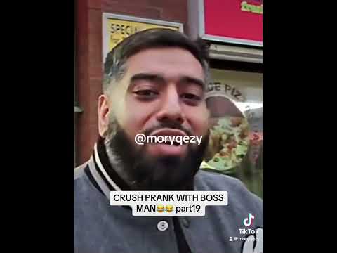 CRUSH PRANK WITH BOSS MAN #crush #prank #funny #funyprank #mrcrush