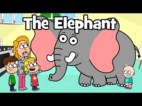 ♪♪ Funny animal song - The Elephant - family holiday song | Hooray kids songs & nursery rhymes