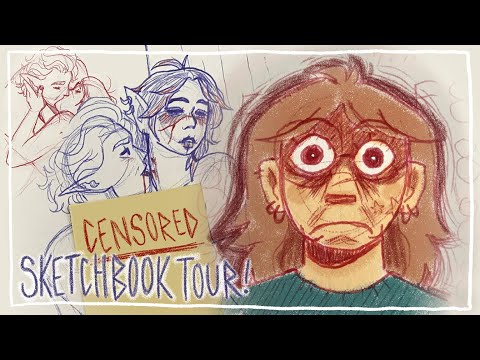 YOU WERENT MEANT TO SEE THAT | Sketchbook Tour 2023-2024