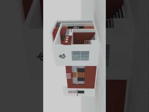 House front elevation design | Corner house