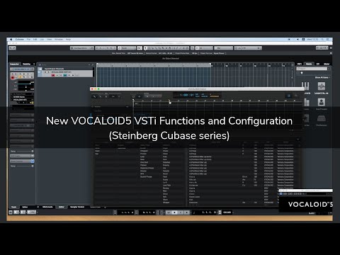 New VOCALOID5 VSTi Functions and Configuration (Steinberg Cubase Series)