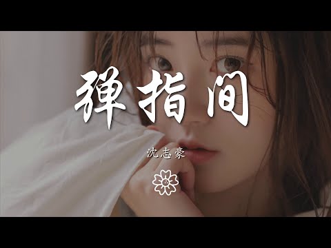 沈志豪 - 彈指間『別避開前世緣 別閉着那雙眼』【動態歌詞Lyrics】