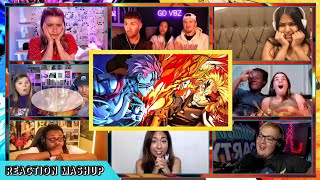 Rengoku vs Akaza Full Fight Reaction Mashup | Demon Slayer - Kimetsu no Yaiba Mugen Train Arc/Movie