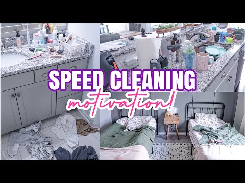 SPEED CLEANING MOTIVATION | EXTREME CLEAN WITH ME | MESSY HOUSE TRANSFORMATION