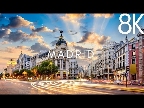 Madrid, Spain In 8K Ultra HD - Travel Video