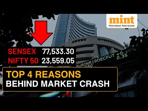 Sensex Plummets 1000 Points, Nifty 50 Drops By 324 | Top 4 Reasons Behind Market Crash | Details