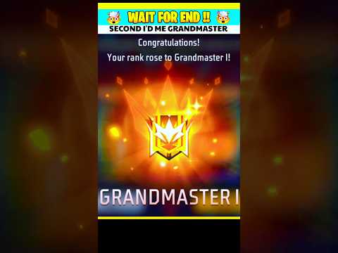 I Am Back 👿 Finnally Grandmaster 🤯 Watch Till End 😱 #freefire #shorts #short