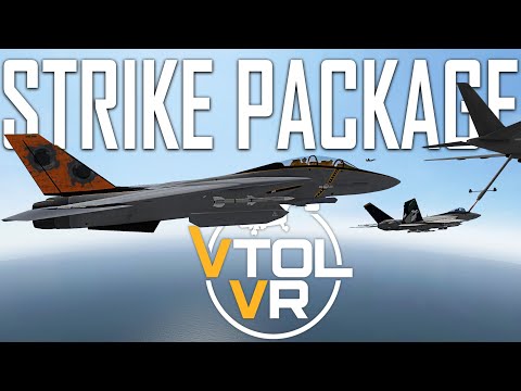 Leading a Realistic Strike Package with 8 Pilots