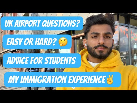 UK Airport Immigration Questions || My Experience At Birmingham Airport 🇬🇧||  Vlog