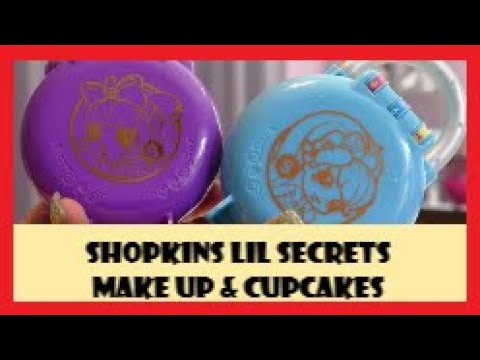 Shopkins Lil Secrets Makeup Salon and Great Bakes Cupcakes Small Doll Playsets Space Saving Toys