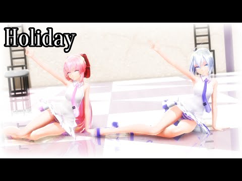 【MMD】Girls' Generation - "Holiday"【Tda Haku×Luka】