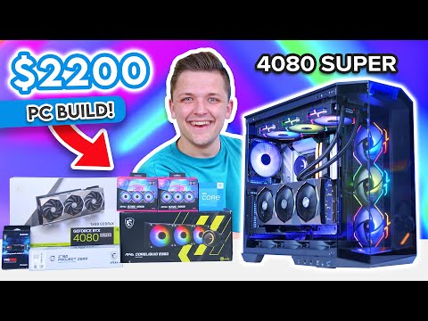 Building a STUNNING 4K Gaming PC Build! 😍 [$2200 PC Build Guide - ft RTX 4080 Super]