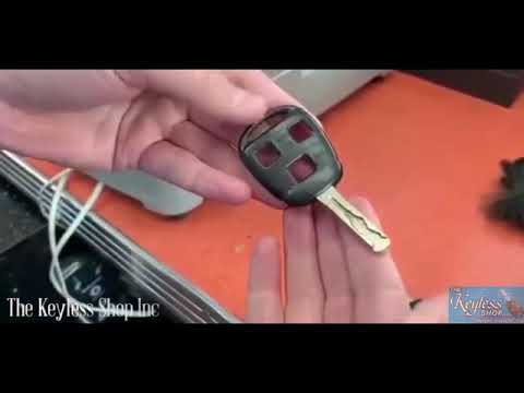 How to repair a broken or cracked Lexus Remote Key?