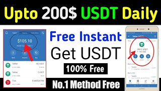 Earn Free USDT Tether - Free Usdt Without Investment - How To Earn Usdt For Free - Free USDT Instant