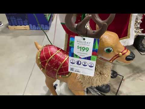 SVI Animated Reindeer In-Store Demo at Lowe's