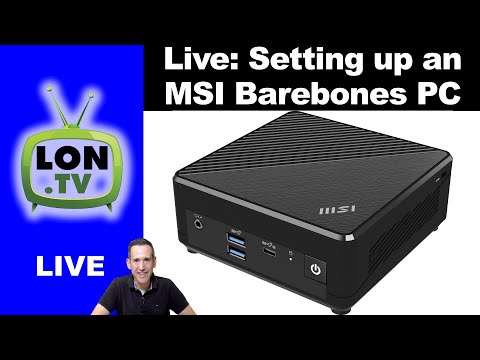 Live: Setting up a barebones MSI Cubi N N100 Mini PC! Let's set up Linux