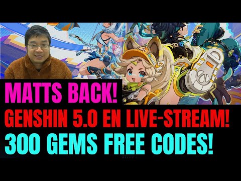 Genshin Impact 5.0 EN Livestream! HUGE UPDATES & Tons Freebies!