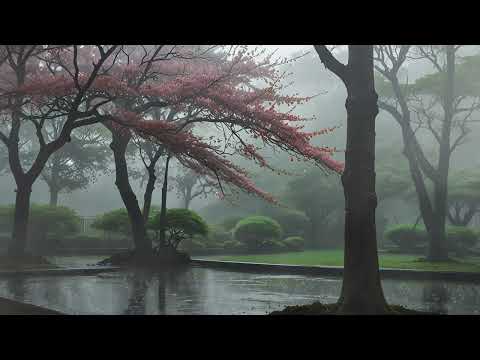 Tranquil Rainfall to Ease Tension: Calming White Noise for Peaceful Nights