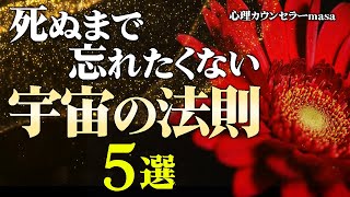 【大必見】死ぬまで忘れたくない宇宙の法則5選！