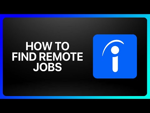 How To Find Remote Jobs On Indeed Tutorial