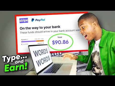 Type Words & Earn $90+ Daily! (Make Money Online Typing)