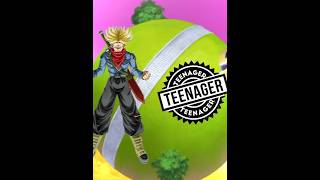 Dragon Ball Character in Teenage Mode #anime #animeseries #dragonball #shorts #viral