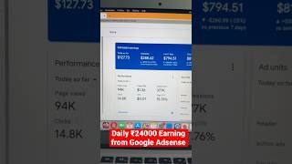 रोज़ 24000₹ Google Adsense Se 😵 | Desi Blogger #earning  #blogger #adsense