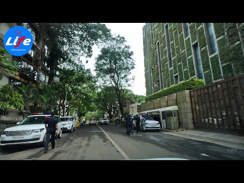 4K Drive on Altamount Road - India's Billionaires’ Row - Mumbai