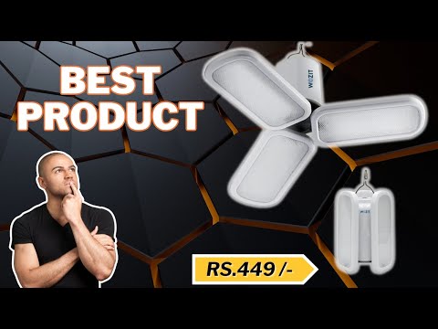 🔴 fan type emergency rechargeable light | best emergency light  | best charging light