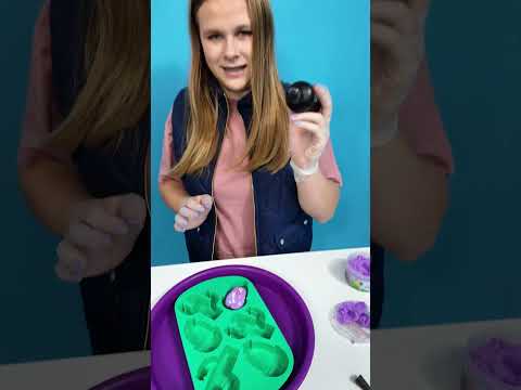 Assistant Uses Science with Resin to make a Slime Egg #FamilyFun #diyscience